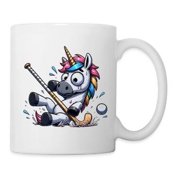 Licorne drôle golfant avec moment d’éclaboussure - Mug blanc - blanc - Droite