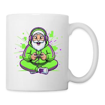 Christmas Man Gaming Humor Gamer - Tasse - Weiß - Rechts