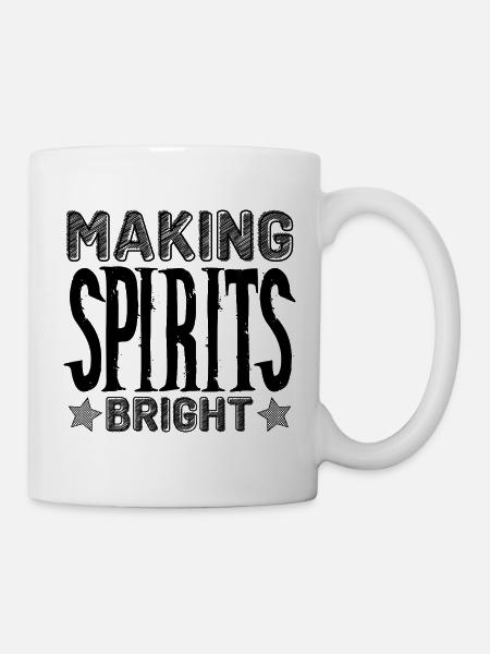 Spirituosen herstellen - Tasse - Weiß
