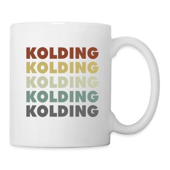 Kolding - Danemark - Danemark - Scandinavie - Mug blanc - blanc - Droite