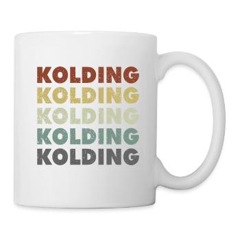Kolding - Danemark - Danemark - Scandinavie - Mug blanc - blanc - Droite