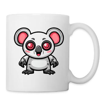 Koala Halloween Bande Dessinée Drôle - Mug blanc - blanc - Droite