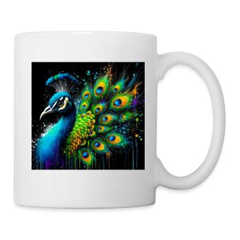 peacock - Mug - white - Right