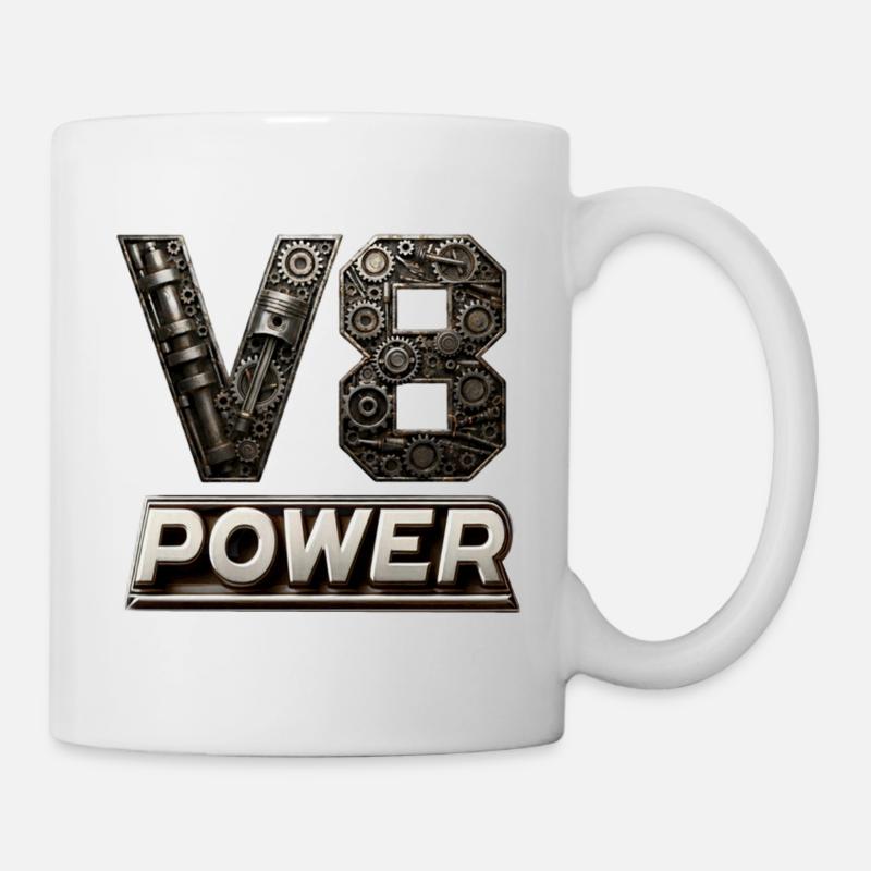 V8 Power - Mug - white