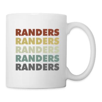 Randers - Danemark - Danemark - Scandinavie - Mug blanc - blanc - Droite