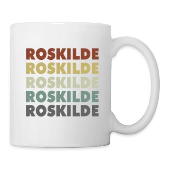 Roskilde - Danemark - Danemark - Scandinavie - Mug blanc - blanc - Droite