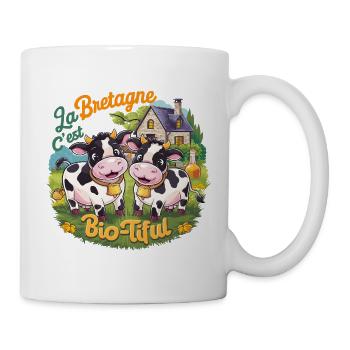 Funny Brittany Gift Brittany is Bio-tiful - Mug - white - Right