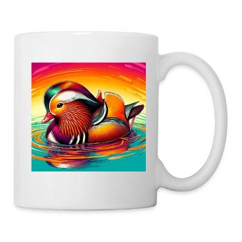 Mandarin duck - Mug - white - Right