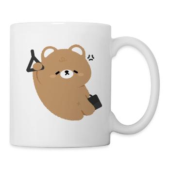 Ours Kawaii Fatigué - Mug blanc - blanc - Droite