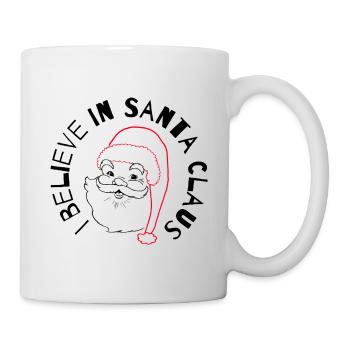 I Believe in Santa Claus - Tasse - Weiß - Rechts