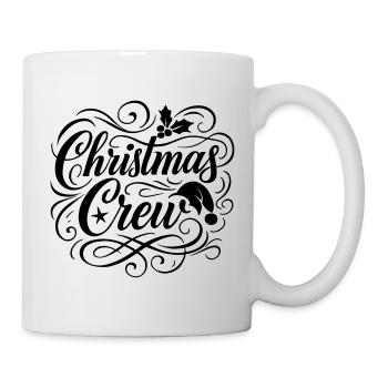 Weihnachts Crew Weihnachten X-Mas - Tasse - Weiß - Rechts