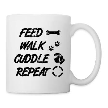 Dog Lover Saying - Mug - white - Right