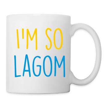 Lagom Sverige Suède - Mug blanc - blanc - Droite