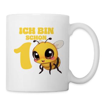 1er anniversaire enfants bébé 1 an bambin - Mug blanc - blanc - Droite