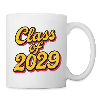 Class of 2029 Retro Script - Mug - white - Right
