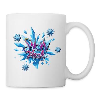 Schneekristall Explosion - Tasse - Weiß - Rechts