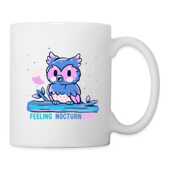 Sensation nocturneOWL - Mug blanc - blanc - Droite