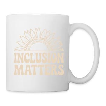 Inclusion Matters Sunflower Design for Diversity - Mug - white - Right
