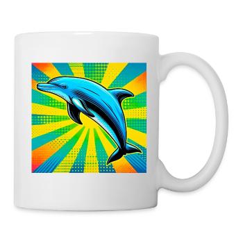 dauphin - Mug blanc - blanc - Droite