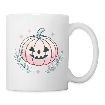 Happy pastel pumpkin - Mug - white - Right