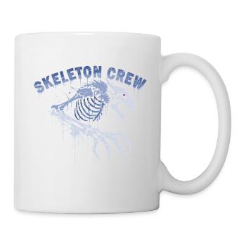 Squelette loup-garou graffiti - Mug blanc - blanc - Droite