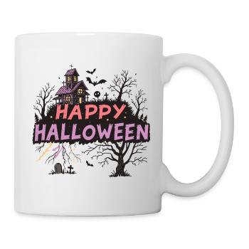Happy Halloween Haunted House Pastel - Mug - white - Right