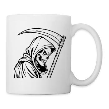 Reaper Design Grim Reaper with Scythe - Mug - white - Right