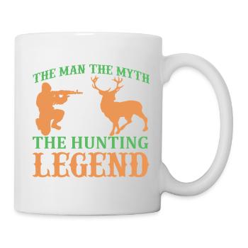 Légende de la chasse - Mug blanc - blanc - Droite