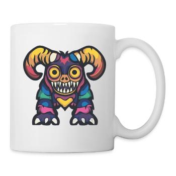 Steinbock Halloween Zombie - Tasse - Weiß - Rechts