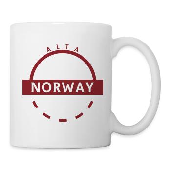 Alta Norway Emblem Ring - Mug - white - Right