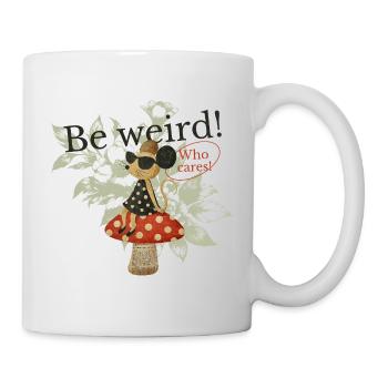 Be Weird Mushroom Collage - Mug - white - Right