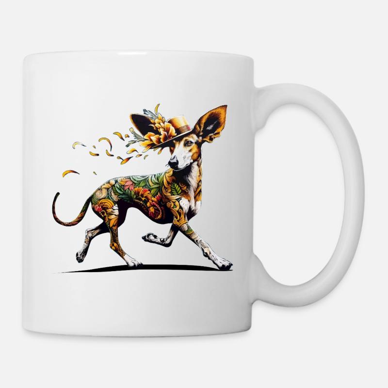 Blütenpodenco - Tasse - Weiß