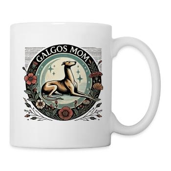 Galgos Mom Circular Floral - Mug - white - Right