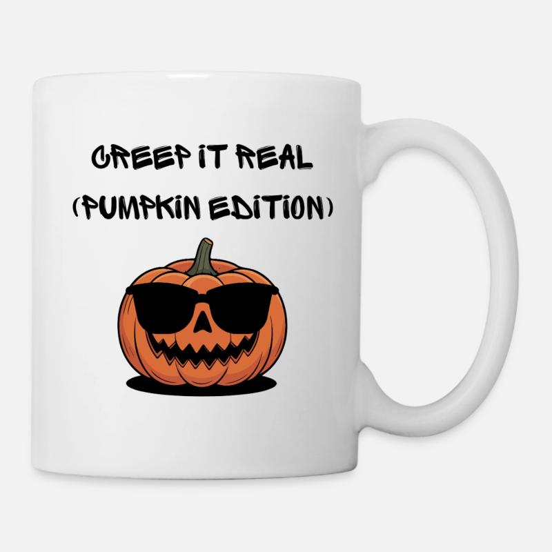 Creep it Real – Édition citrouille - Mug blanc - blanc