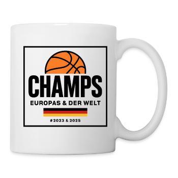 Basketball Champs Deutschland Basketballer  - Tasse - Weiß - Rechts