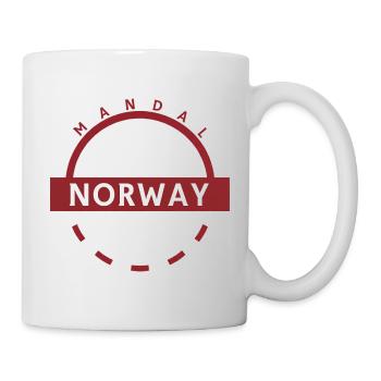 La marque Rundt de Mandal Norway - Mug blanc - blanc - Droite