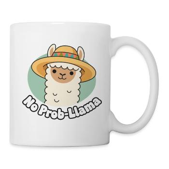 No Prob Llama Sombrero - Tasse - Weiß - Rechts