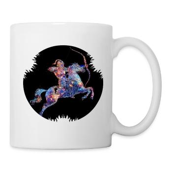 Constellation géométrique du Sagittaire - Mug blanc - blanc - Droite