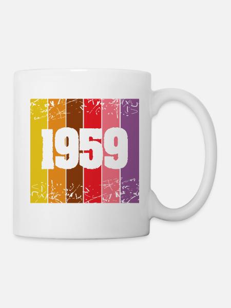 Jahreszahl 1959 - Tasse - Weiß