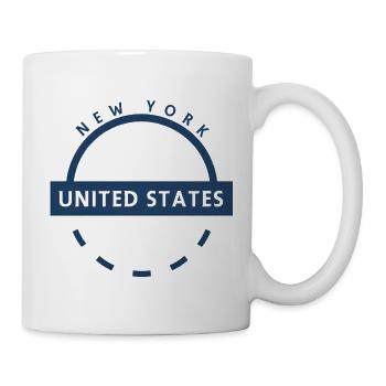 New York Arc Badge Vintage - Mug - white - Right