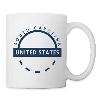 South Carolina United States emblem - Mug - white - Right