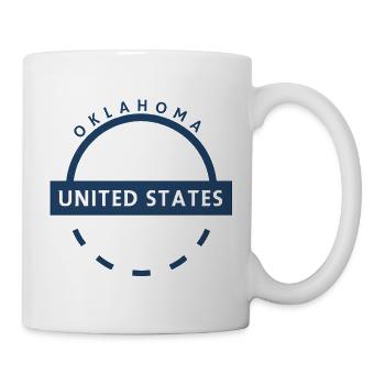 Oklahoma États-Unis Arcmark - Mug blanc - blanc - Droite