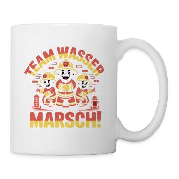 Fire department Firefighter Volunteer fire department - Mug - white - Right