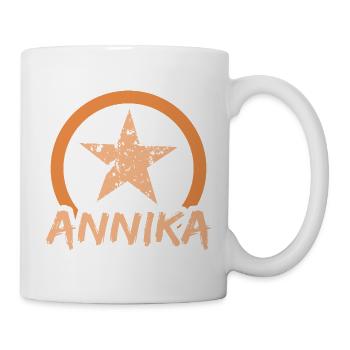 Vorname Annika - Tasse - Weiß - Rechts