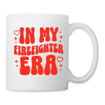 Firefighter Era Feuerwehr Ehrenamt Ausbildung - Tasse - Weiß - Rechts