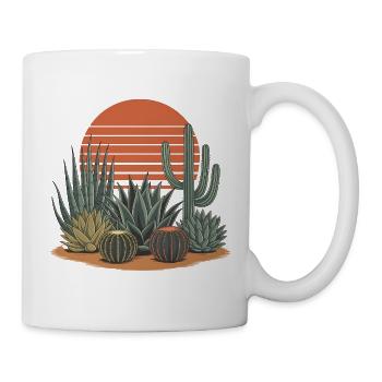 Cactus Boho Nature - Mug blanc - blanc - Droite