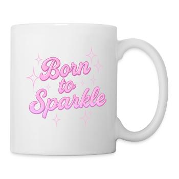 Born to Sparkle / Y2K Statement Design - Mug - white - Right