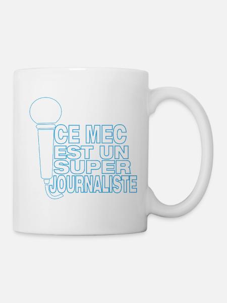 Super Journalist – This guy manages the mic - Mug - white