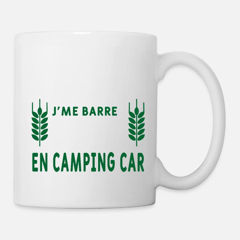 J’me barre en camping-car - Mug blanc - blanc
