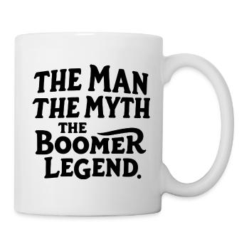 L’homme Le mythe La légende du baby-boomer Proud Boo - Mug blanc - blanc - Droite